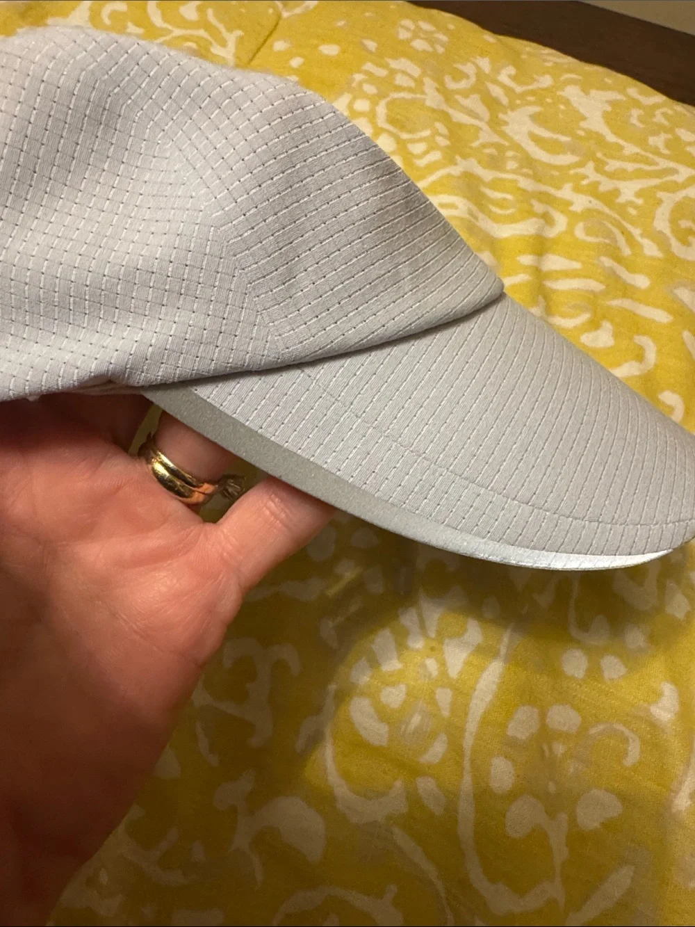 lululemon athletica white performance baseball cap